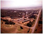 arial view boq construction 1960