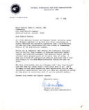 click for larger image... Letter to General Donley from Von Braun