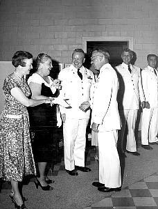 Barclay at reception, 30 September 59