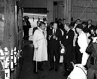  With Vice President Humphrey at MSFC, May 22-23, 1967