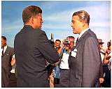 President Kennedy & Von Braun, 19 May 1963