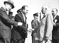 With President Truman in Decatur, Alabama, 1948