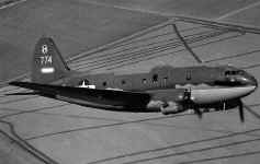 c-46 in flight