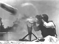 soldier firing DRAGON missile