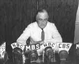 President Roosevelt at a news conference