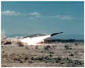 hawk missile launched in desert