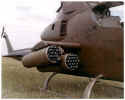 hydra missiles loaded on helicoptor