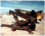 LITTLEJOHN missile sitting atop launcher