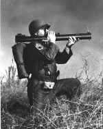 Photo of soldier firing the M72 LAW