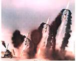 several simultaneous missile launches 1967