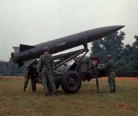 soldiers working with lance missile  14 sep 64