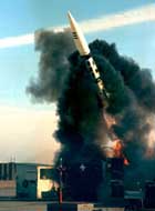 LANCE missile blasting off - September 1968