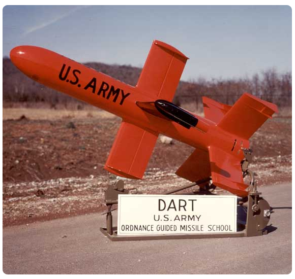 DART missile on display