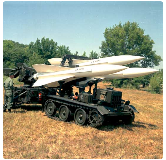hawk missile system on mobile unit