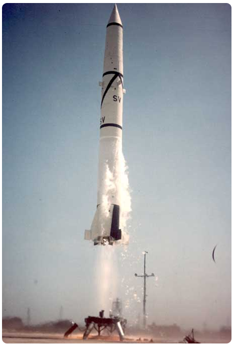 Redstone missile launch