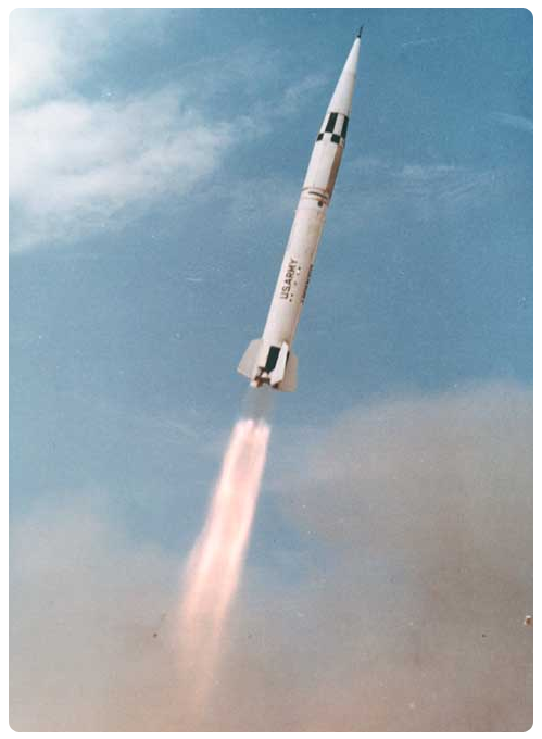 sergeant missile in flight