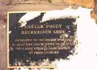 Dedication plaque - Easter Posey